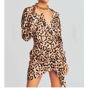 NWT SER.O.YA Womens Silk Dress Chettah Print Size XS​​​​​​